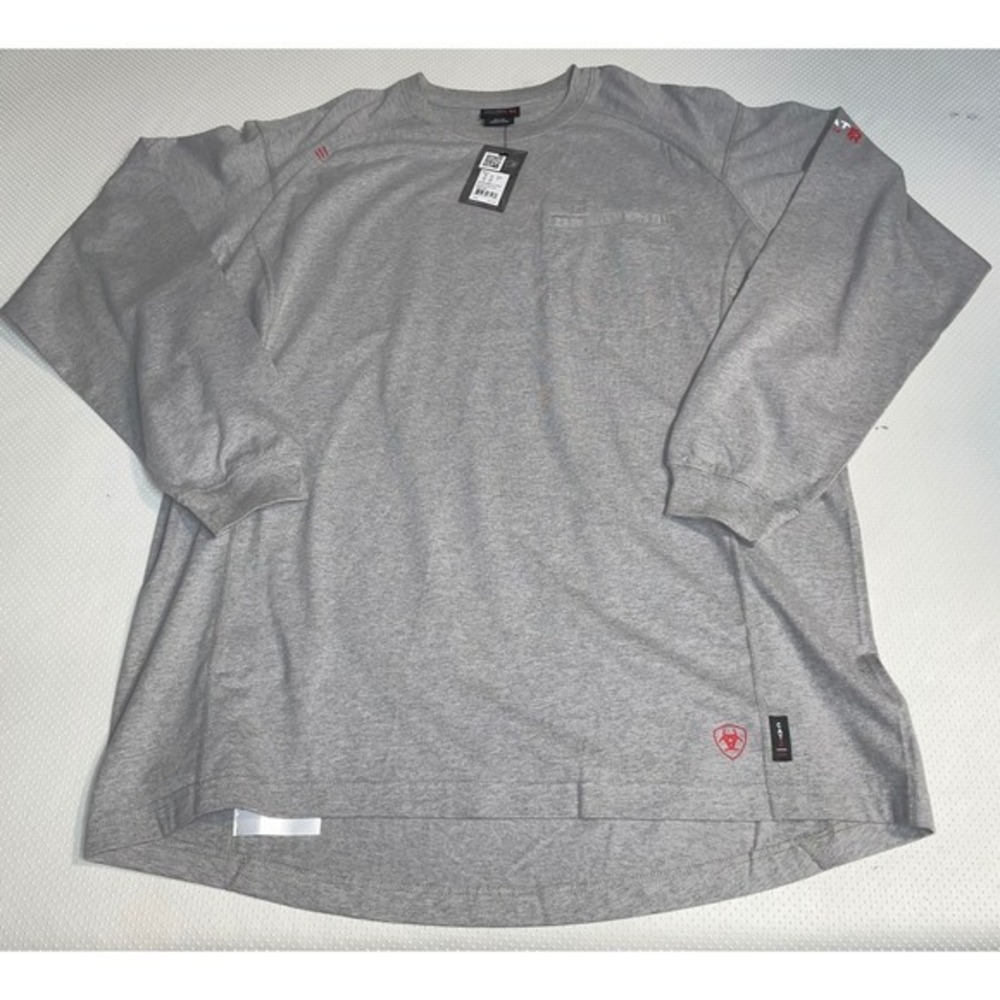 Ariat FR Air Crew Long Sleeve T-Shirt Flame Resistant‎ Workwear 
Mens MED NWT